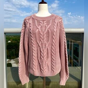 Free People Frankie Cable Sweater